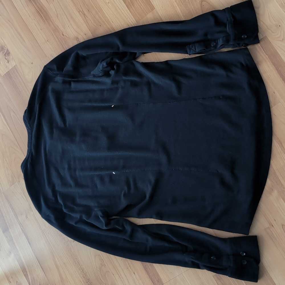 Kit & Ace Black Henley Shirt L - Picture 8 of 10